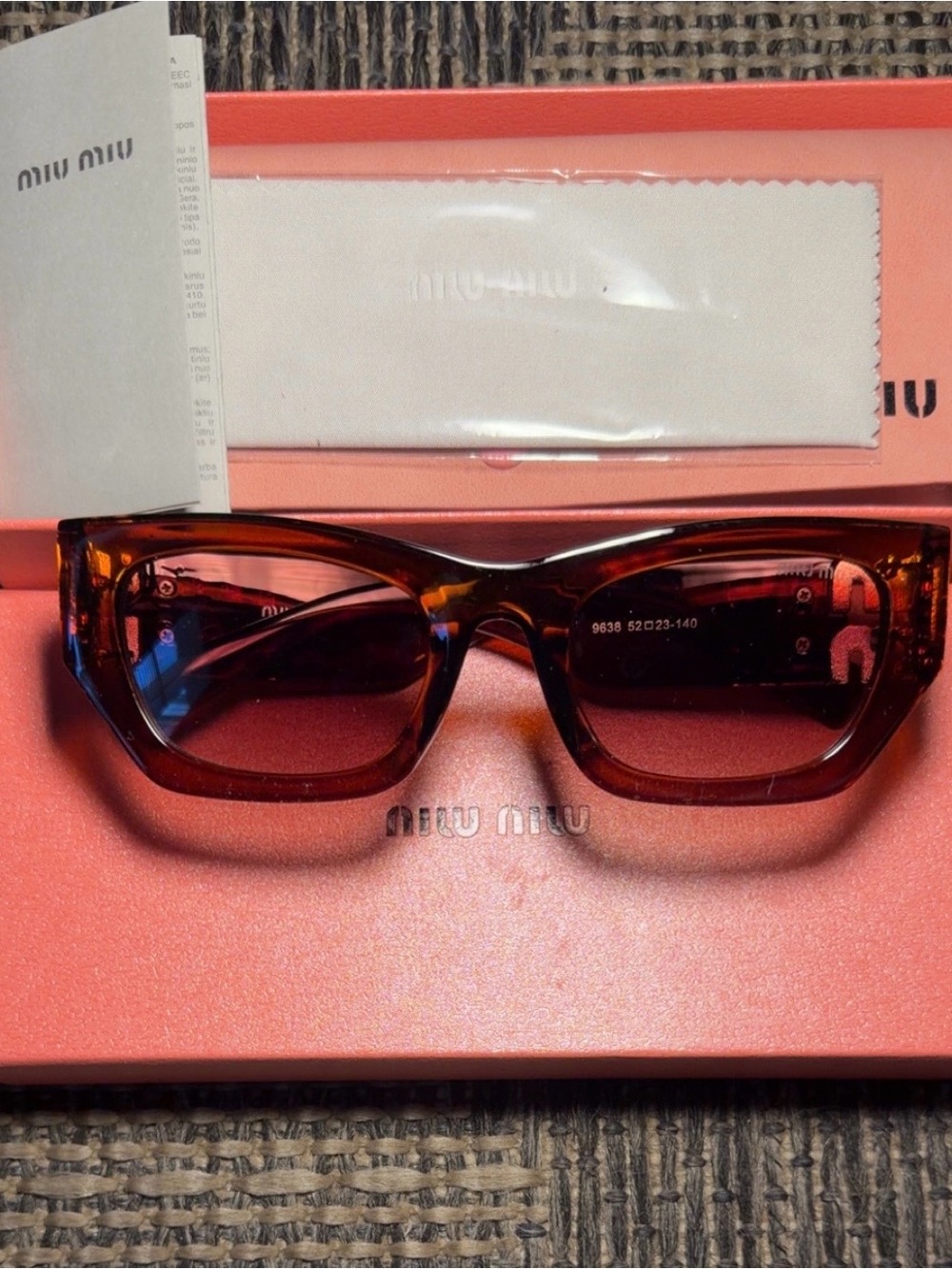 Miu Miu Women's Tortoiseshell Sunglasses